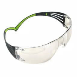 3M SecureFit 400 Series Safety Eyewear, Black/Neon Green, Anti-Fog, 3-Pack thumbnail 5