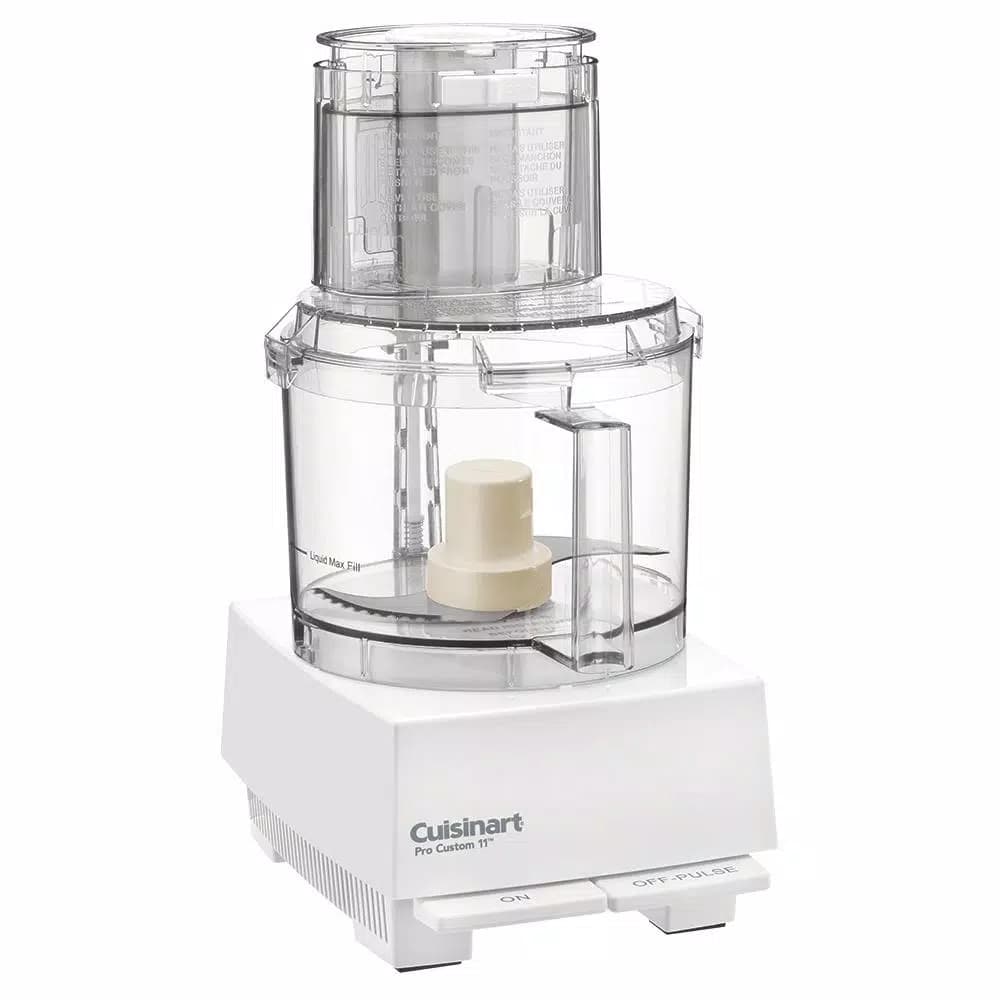 Cuisinart PRO Custom 11-Cup 2-Speed Food Processor with Pulse Control, White