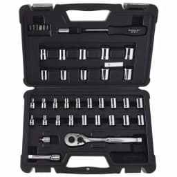 STANLEY 40-Piece Mechanics Socket Set with 72-Tooth Ratchet thumbnail 1