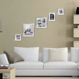 Stonebriar Collection Silver Metal Shadow Box Picture Frame Set, 5-Piece Gallery Wall Decor with White Mats thumbnail 9