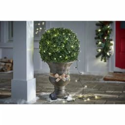 Home Accents Holiday 26 ft. 100-Light White LED Battery-Operated String Lights with Timer, 8 Functions thumbnail 7