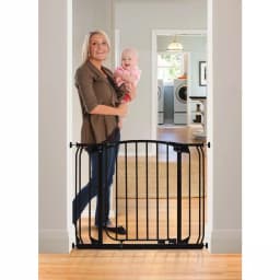 Dreambaby Chelsea Auto-Close Security Gate with Extensions, 29.5 in. H, Black thumbnail 3