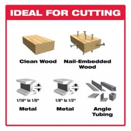 DIABLO Bi-Metal Reciprocating Saw Blade Set for Nail-Embedded Wood and Metal Cutting, 6-Piece thumbnail 2