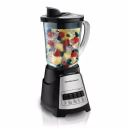 Hamilton Beach Power Elite 40 oz. 12-Speed Blender, 700W Peak Power, Black thumbnail 1