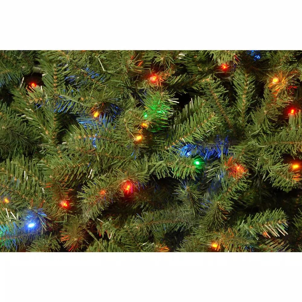 National Tree Company 7.5 ft. North Valley Spruce Artificial Christmas Tree with Dual Color LED Lights