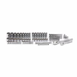 GearWrench 76-Piece 1/4 in. and 3/8 in. Drive 12-Point SAE/Metric Mechanics Tool Set thumbnail 3