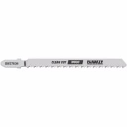 DEWALT 4 in. 10 TPI Fine Finish Wood Cutting Jigsaw Blades, T-Shank (5-Pack) thumbnail 1