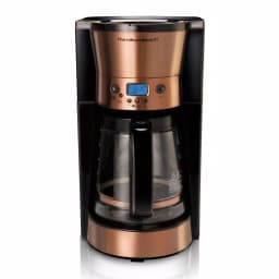 Hamilton Beach 12-Cup Programmable Drip Coffee Maker with Copper Finish thumbnail 3