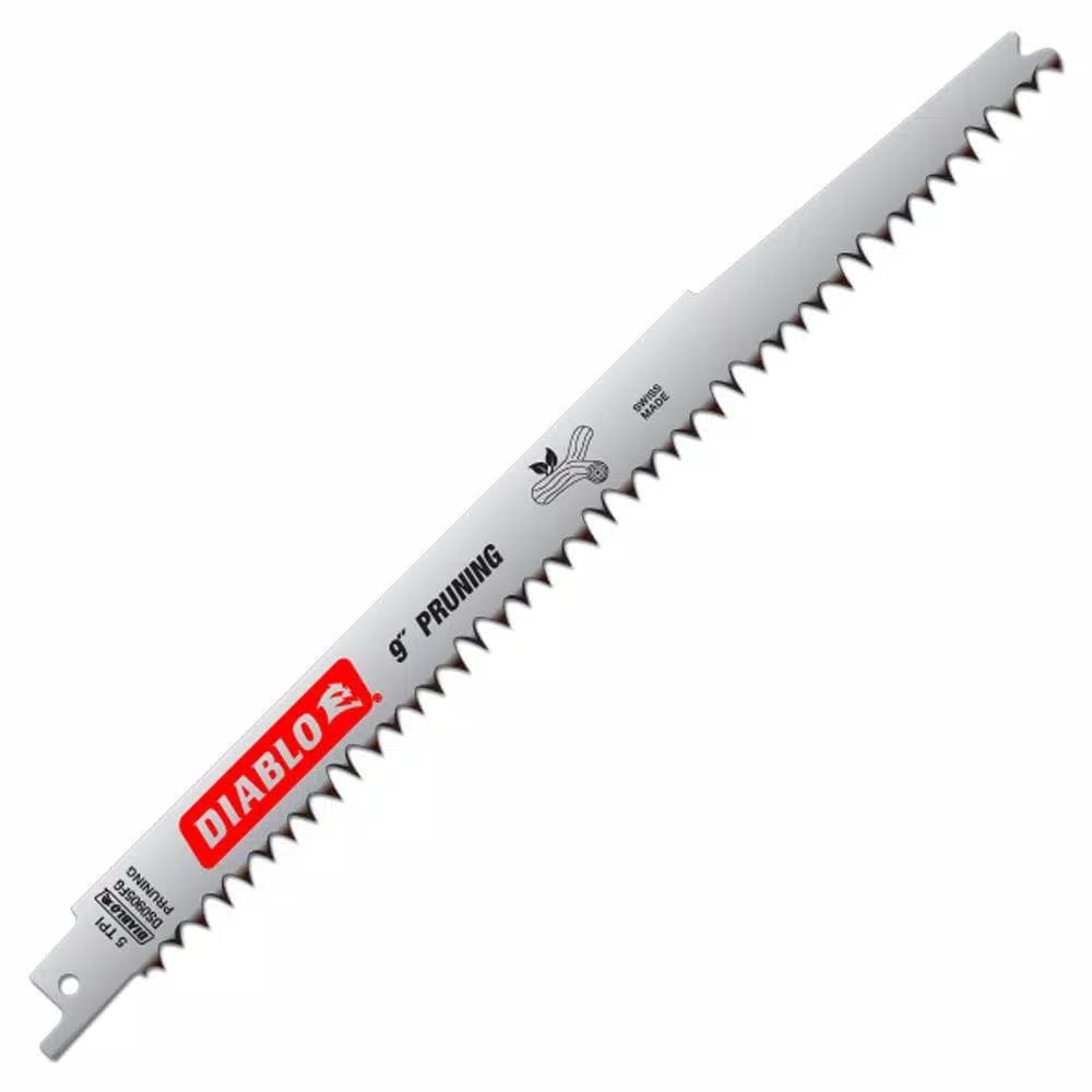 Diablo 9 in. 5 TPI Fleam Ground Pruning Reciprocating Saw Blade
