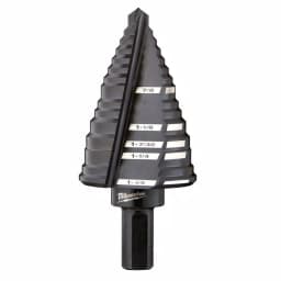 Milwaukee #12 Step Drill Bit, 7/8 in. to 1-3/8 in., Black Oxide thumbnail 1