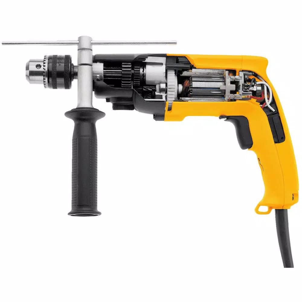 DEWALT 1/2 in. Variable Speed Dual-Range Hammer Drill, 7.8 Amp, Corded
