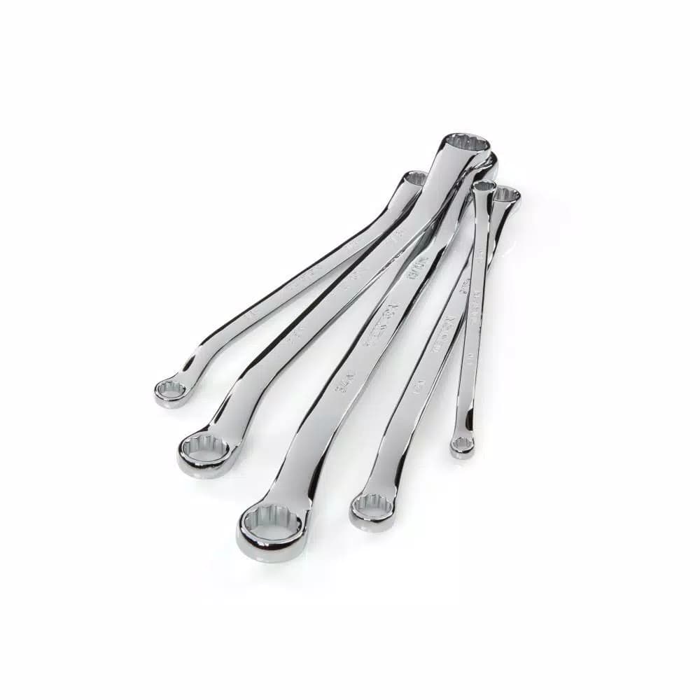 TEKTON 5-Piece 45° Offset Box End Wrench Set, SAE