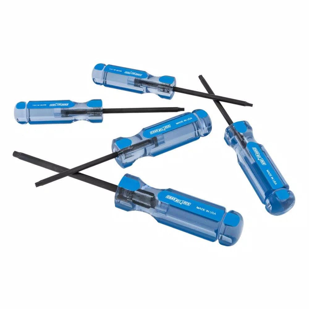 Channellock 5-Piece Precision Torx Screwdriver Set, Acetate Handles, Made in USA