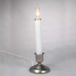 Unbranded 9 in. Electric Christmas Window Candles with Pewter Metal Base, Set of 4 thumbnail 2