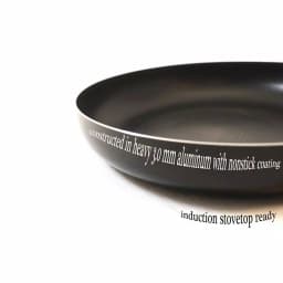ExcelSteel Professional 12 in. Aluminum Nonstick Frying Pan with Induction Base, Black thumbnail 5