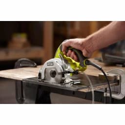 RYOBI 4 in. Handheld Wet Tile Saw, 12 Amp Corded Power Tool thumbnail 7