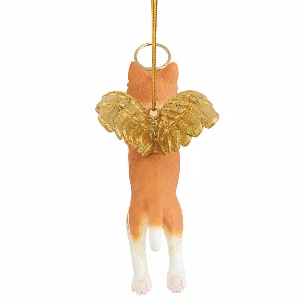 Design Toscano Orange Tabby Cat Angel Christmas Ornament