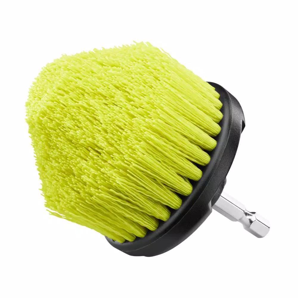 RYOBI 4-Piece Multi-Purpose Cleaning Accessory Kit with Hex Shank Brushes