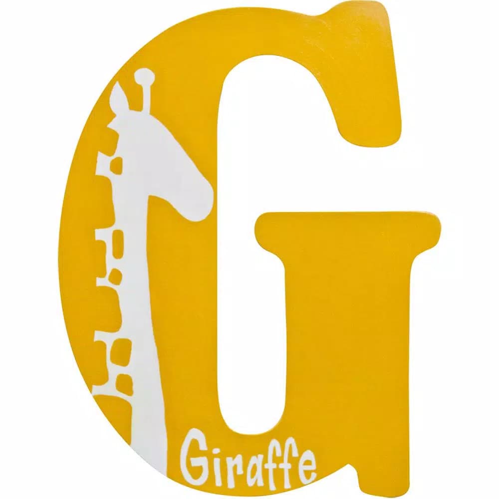 Jeff McWilliams Designs 15 in. Oversized Unfinished Wood Letter (G) - Industrial Style Wall Decor