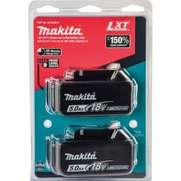 Makita 18V LXT Lithium-Ion 5.0 Ah High Capacity Battery Pack (2-Pack) thumbnail 13