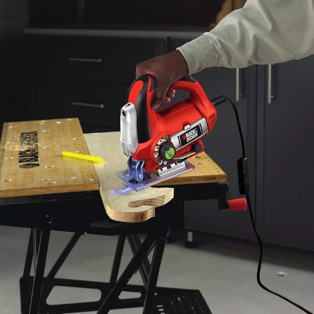 BLACK+DECKER JS670V LineFinder Orbital Jigsaw with SmartSelect Technology