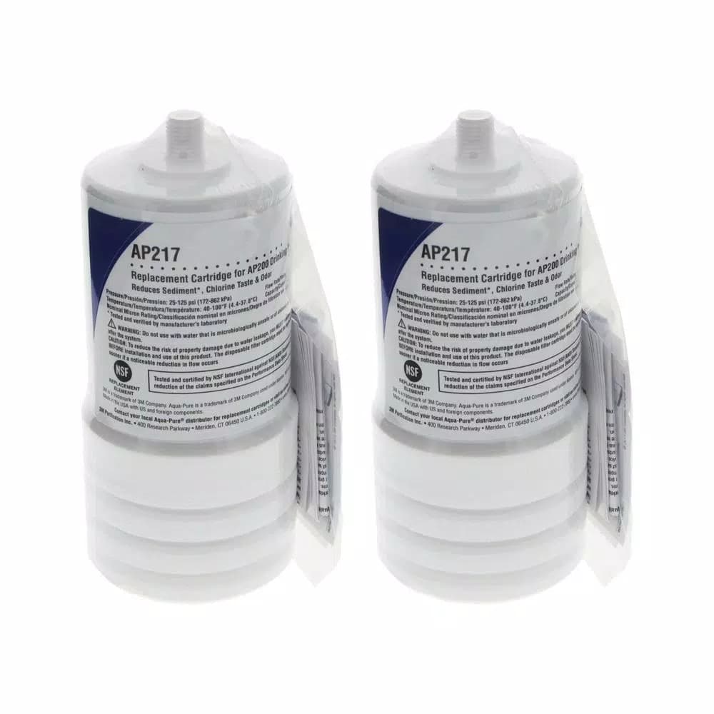 Unbranded AquaPure AP217 Under-Sink Replacement Water Filter Cartridge, 5-Micron, 2-Pack
