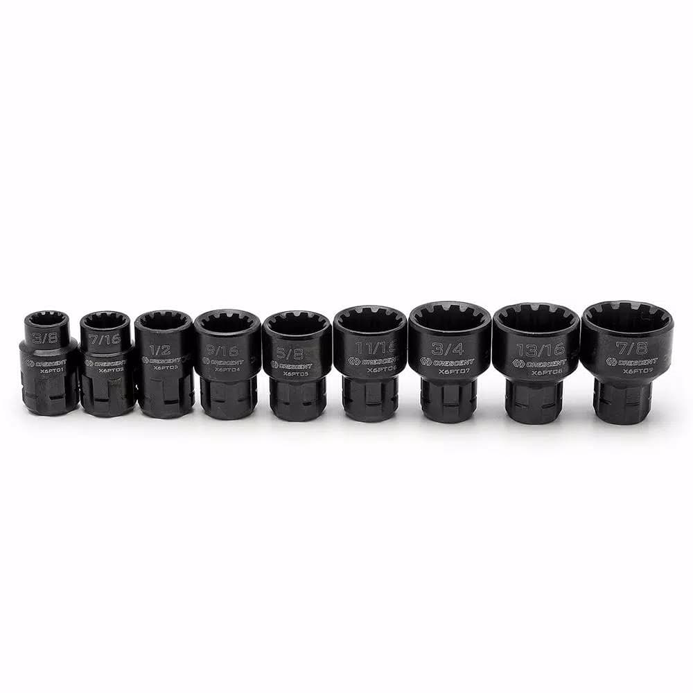 Crescent X6 3/8 in. Drive Pass-Thru Ratchet and Socket Set, 20-Piece