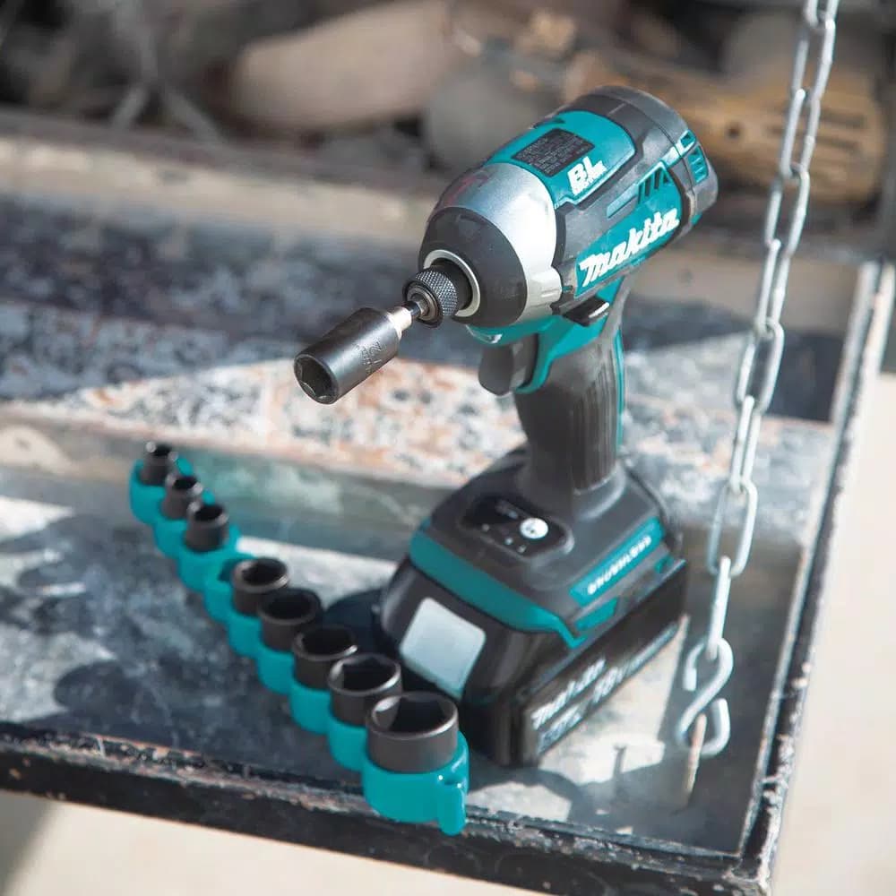 Makita ImpactXPS 3/8 in. Drive 6-Point SAE Impact Socket Set, 10-Piece