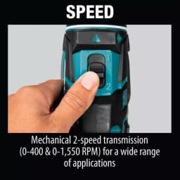 Makita 18V LXT Brushless 1/2 in. Driver-Drill Kit with 3.0Ah Battery and Charger thumbnail 10