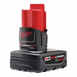 Milwaukee M12 REDLITHIUM XC 4.0 Ah 12V Lithium-Ion Extended Capacity Battery Pack thumbnail 2
