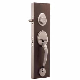 Copper Creek Colonial Handleset with Waverlie Lever Trim, Antique Nickel thumbnail 2