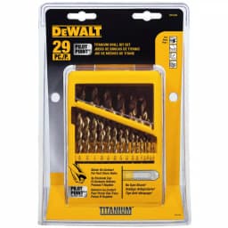 DEWALT 29-Piece Titanium Pilot Point Twist Drill Bit Set thumbnail 3