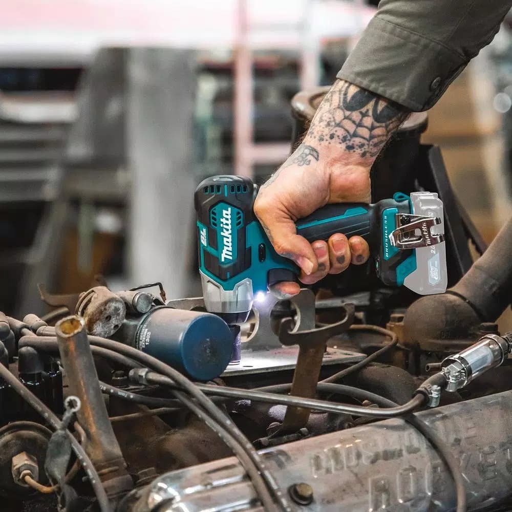 Makita 12V MAX CXT Brushless 3/8 in. Square Drive Cordless Impact Wrench, Tool Only