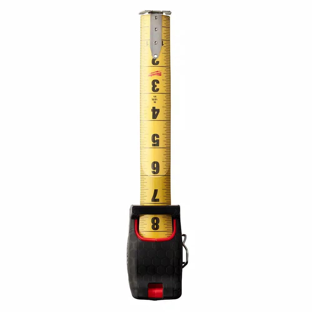 Milwaukee Gen II STUD Tape Measure, 16 ft. with 17 ft. Reach, EXO360 Blade Technology