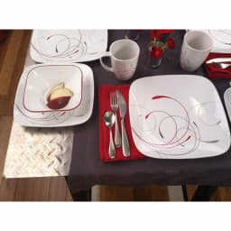 Corelle Square 16-Piece Splendor Glass Dinnerware Set, Service for 4 thumbnail 8