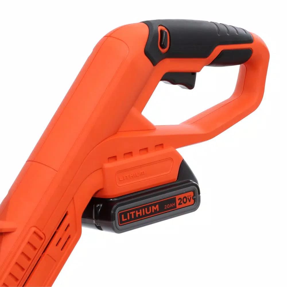 BLACK+DECKER 20V MAX Cordless 2-in-1 String Trimmer and Edger, 12 in. Cutting Swath, Includes 2.0 Ah Battery and Charger
