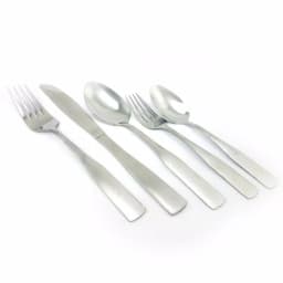 Gibson Home Abbeville 61-Piece Stainless Steel Flatware Set with Wire Caddy, Service for 12 thumbnail 1