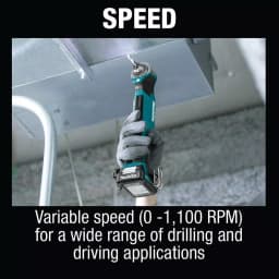 Makita 12V MAX CXT Lithium-Ion Cordless 3/8 in. Right Angle Drill Kit (2.0 Ah) thumbnail 7