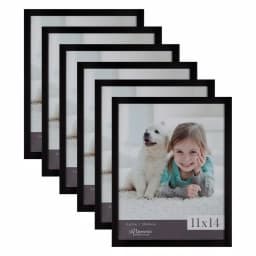 Pinnacle Life Moments 6-Piece Black Wood Gallery Wall Frame Set, 11 x 14 in. thumbnail 2