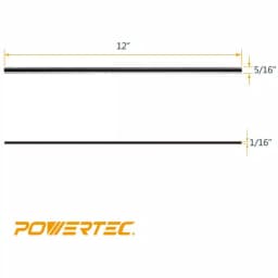 POWERTEC 12 in. High Speed Steel Planer Knives for Makita 2012 / 2012NB (Set of 4) thumbnail 3