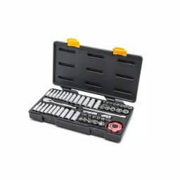 GearWrench 1/4 in. 120XP SAE/Metric 51-Piece Standard and Deep Socket Set thumbnail 3