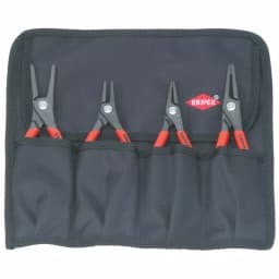 KNIPEX 4-Piece Precision Snap Ring Pliers Set with Tool Roll thumbnail 3