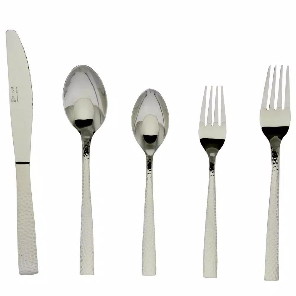 Gibson Royal Brighton 20-Piece 18/10 Stainless Steel Flatware Set, Service for 10