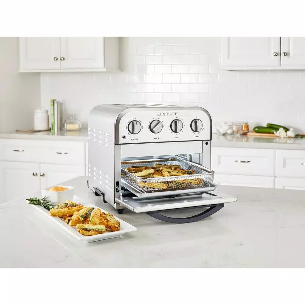 Cuisinart 1.2 qt. Compact Air Fryer Toaster Oven, Silver