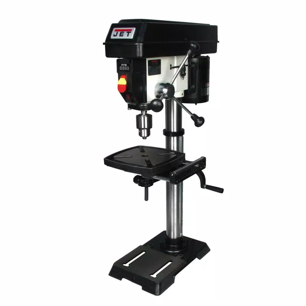 Jet JWDP-12 1/2 HP 12 in. Variable Speed Benchtop Drill Press, 115V
