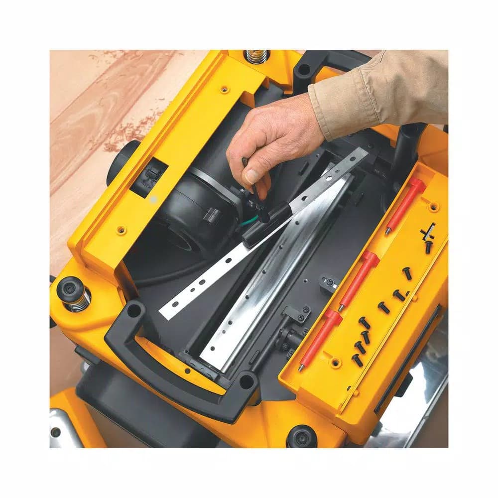 DEWALT 13 in. Heavy-Duty 2-Speed Thickness Planer with Stand and Tables