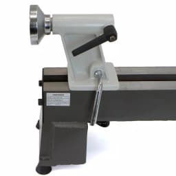 Stark 1/2 HP Variable-Speed Benchtop Wood Lathe, 10 in. x 18 in., 5-Speed Gray thumbnail 2