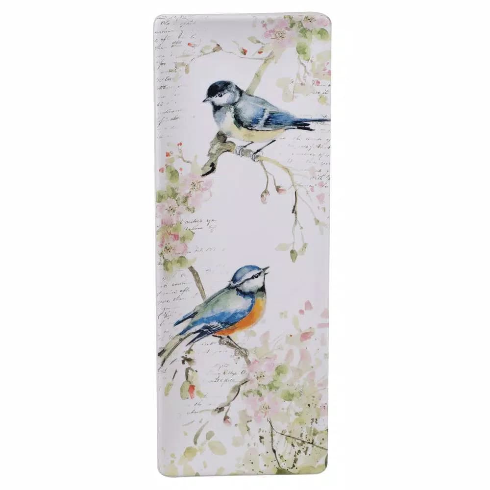 Certified International Spring Meadows 16 in. Earthenware Rectangular Platter