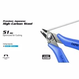 Capri Tools Klinge 5 in. Internal Spring Flush Cutter, Japanese Forged High-Carbon Steel thumbnail 2