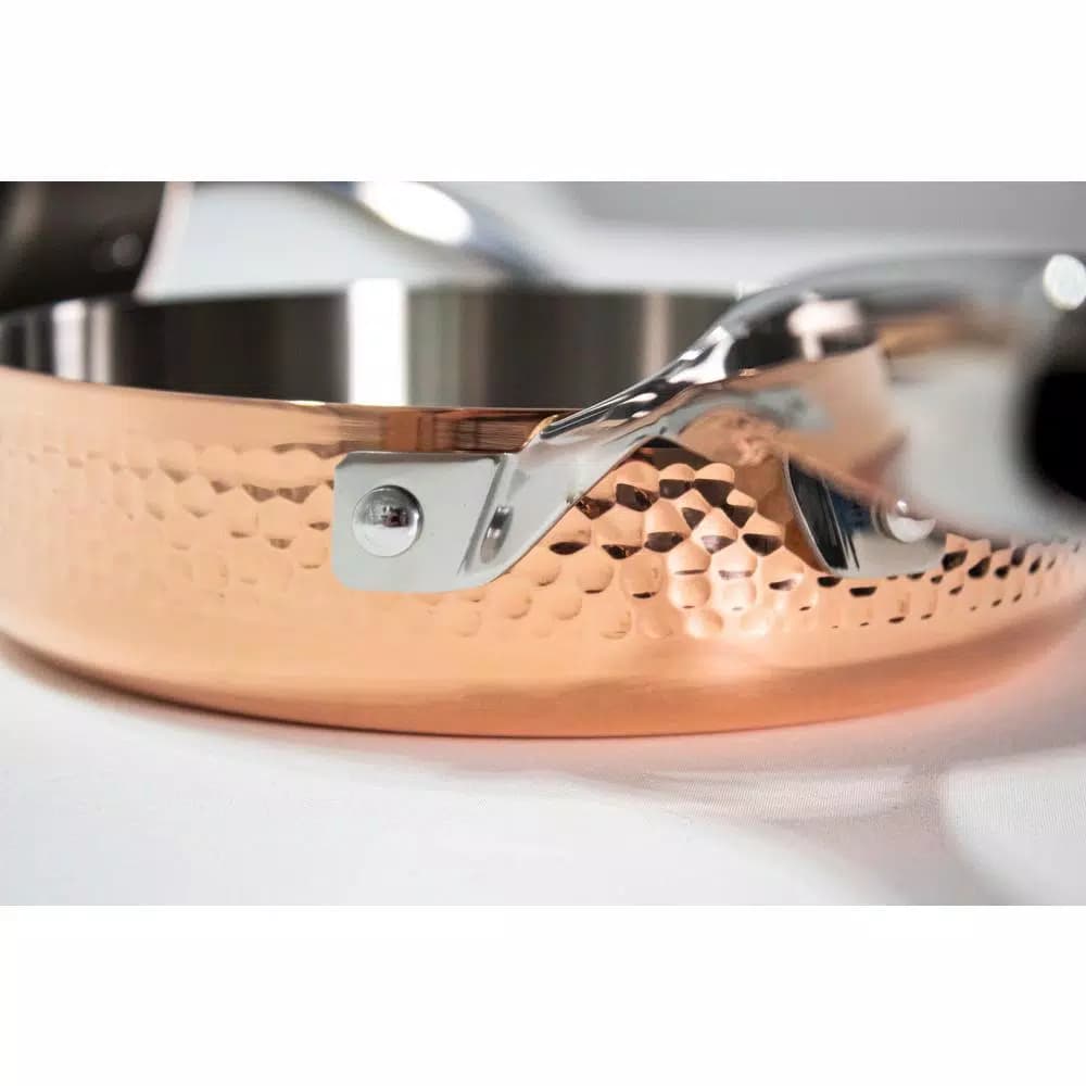 BergHOFF Vintage Collection 10-Piece Hammered Copper Stainless Steel Cookware Set
